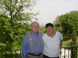 Parents, on the balcony of the Montepulciano apartment